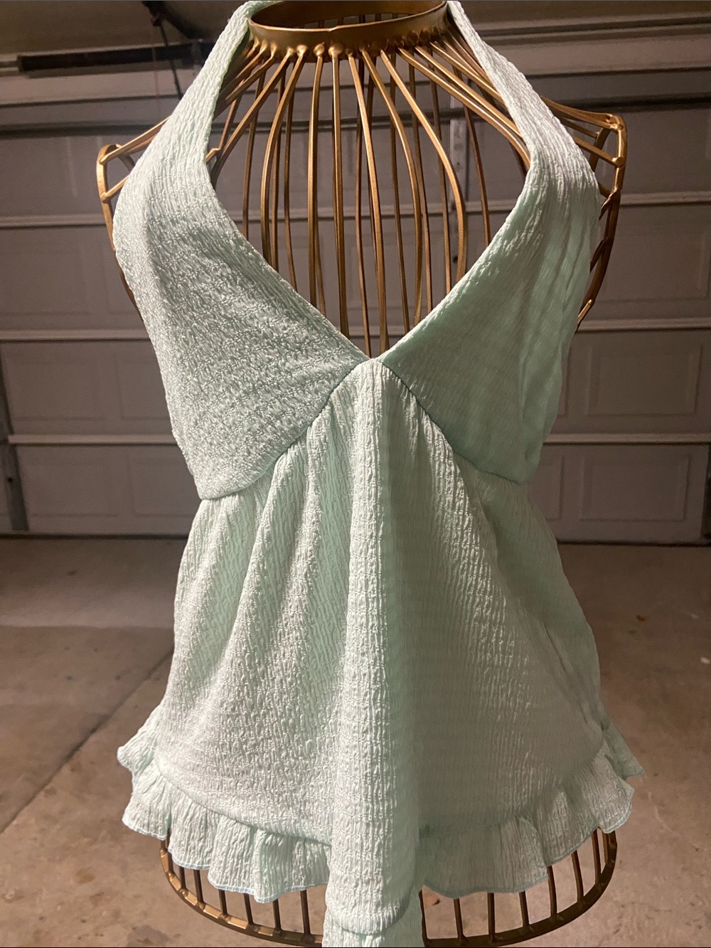 Electric Family Mint Halter Romper